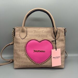 Juicy couture love never dies tote crossbody purse